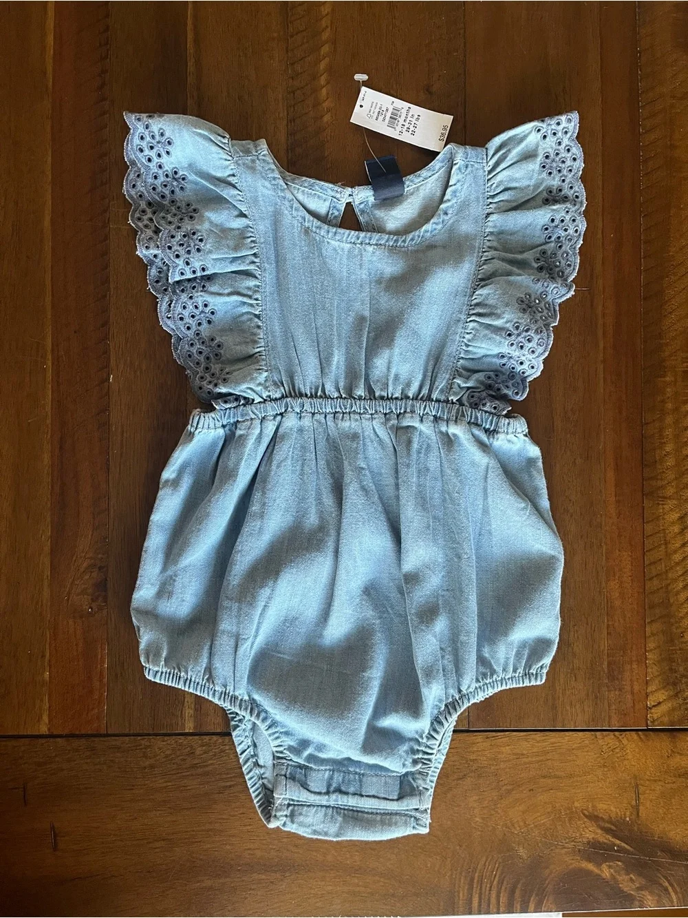 NWT GAP Denim Eyelet One Piece